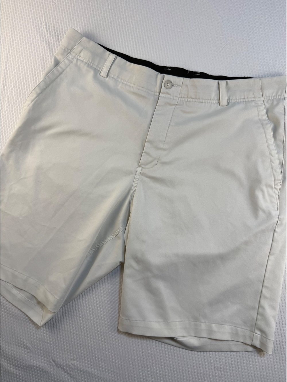 Nike Golf Dri-FIT Mens 36 Light Bone White Flex Hybrid Shorts 10.5" Preppy